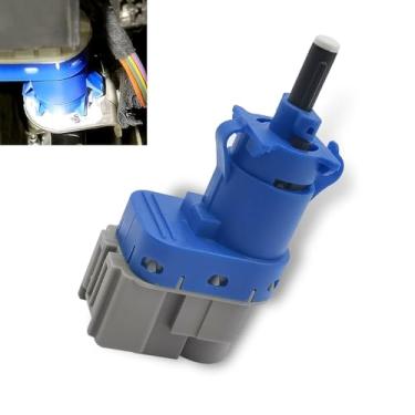 Imagem de Civwesi Pack-1 Interruptor de luz de freio de carro, substituição padrão original 7T4Z13480AA 8T4T96854M 8T4Z13480A, interruptor de modificação de pedal de freio padrão de 4 pinos, compatível com