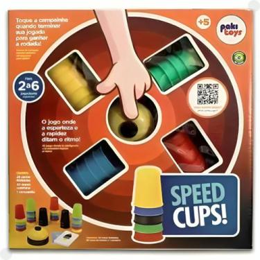 Imagem de Jogo Pedagógico De Tabuleiro Speed Cups 1200 - Paki Plast - Pakiplast
