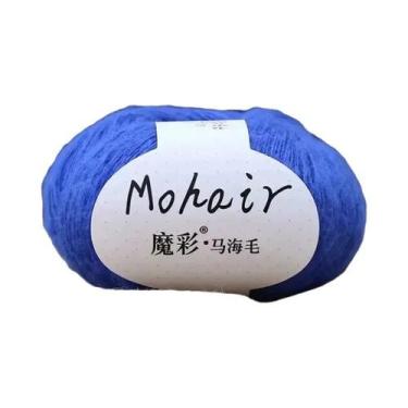 Imagem de Fio De Mohair Macio 25g 160m Para Tricô Manual E Crochê, Lã Para DIY, 