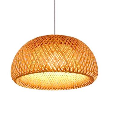 Imagem de Luminária pendente vintage E27 estilo retrô industrial para mesa de jantar, design minimalista, redonda e com altura ajustável, ideal para sala de jantar, escritório, sala de estar, café ou