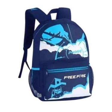 Imagem de Mochila Free Fire Juvenil Espaçosa Com Desenhos Masculino-Masculino