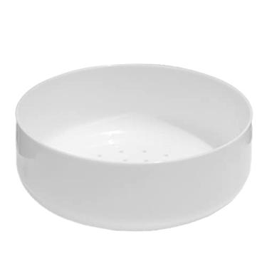 Imagem de Vaso de Cerâmica com Prato Bambu para Planta Suculenta Cacto Pequenos Vasos Flores Decoração Mesa e Escrivaninha