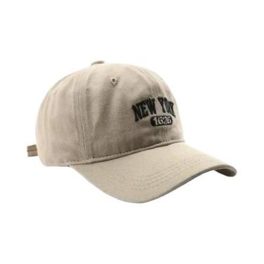Imagem de Boné Snapback Unissex Vintage Lavado Com Bordado NEW YORK Ajustável E 