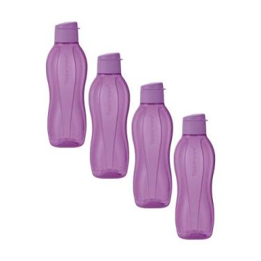 Imagem de Kit 4 Garrafas de Água Tupperware Eco Tupper 1L