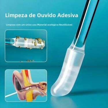 Imagem de Removedor De Cera De Ouvido De Silicone Descartável, 24 Peças, Palheta
