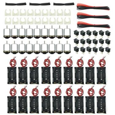 Imagem de Kit de motores DC EUDAX 18 Set Mini Electric 1.5-3V 24.000 RPM
