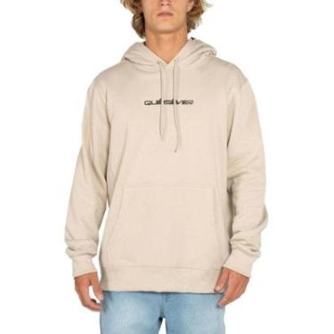 Imagem de Moletom Canguru Quiksilver Q422A0128 Areia-Masculino