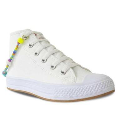 Imagem de Tênis Infantil Menina 20ao34 Cano Alto com Pulseira 11.136-Feminino