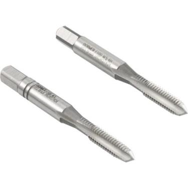 Imagem de Macho Manual de aço Rápido, M5 x 0,80 mm, Rosca MA, Jogo com 2 Peças, 