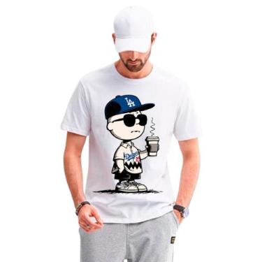 Imagem de Camiseta desenho snoopy camisa masculina lançamento 02 - DESIGN CAMISE