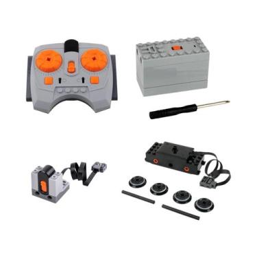Imagem de Lego MOC Power Functions: Trilho De Trem, Caixa De Bateria, Controle R