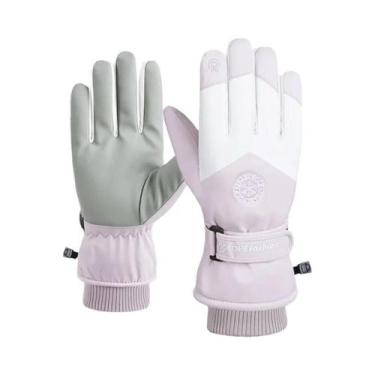 Imagem de Luvas De Inverno Unissex Impermeáveis Com Tela Sensível Ao Toque Para 