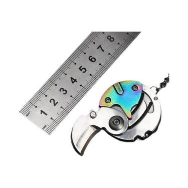 Imagem de Chaveiro Hexagonal Com Chave De Fenda, Faca E Ferramenta EDC Multifunc