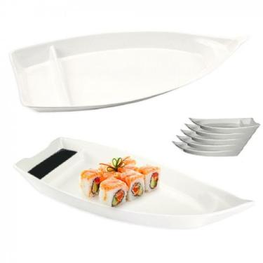 Imagem de Travessa Barco Sushi Prato Para Restaurante Japones - Best
