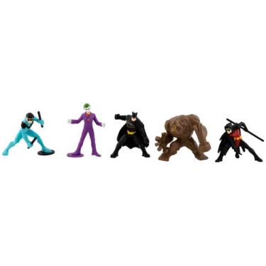 Imagem de Batman - 5 Bonecos 5cm - Batman vs Coringa e Cara de Barro - Sunny Bri
