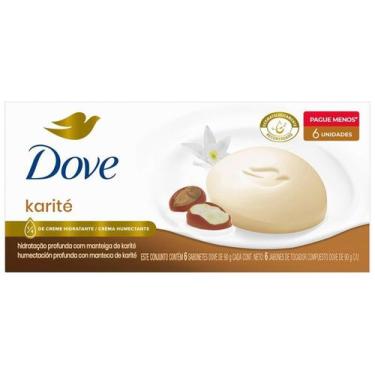 Imagem de Sabonete Neutro Dove Delicious Care Karité e Baunilha 90g 6 Unidades, 