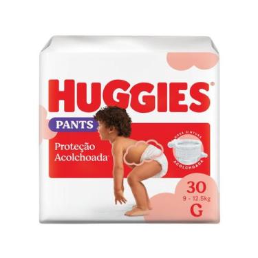 Imagem de Fralda Huggies Roupinha Proteção Acolchoada Pants G 30 Unidades, G, 30