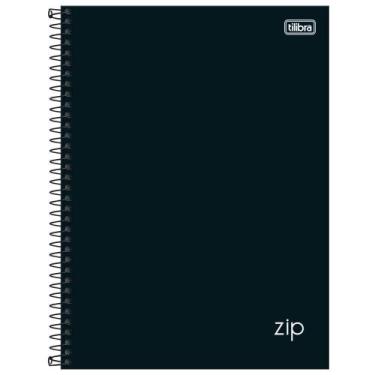 Imagem de Caderno Espiral Capa Dura Universitário 10 Matérias 160 Folhas Zip Til