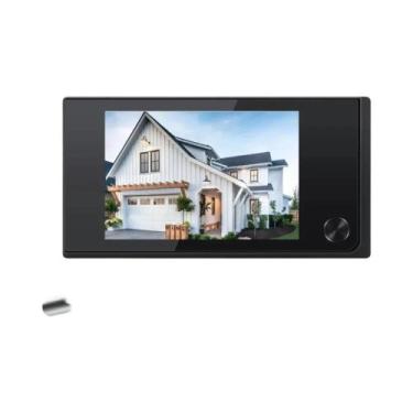 Imagem de Câmera De Visor De Porta Sem Fio De 3,5 Polegadas Com Monitor LCD 120 