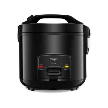Imagem de Panela Elétrica de Arroz Rizzo 5 Xícaras 400W 110V Preta com Acessórios 