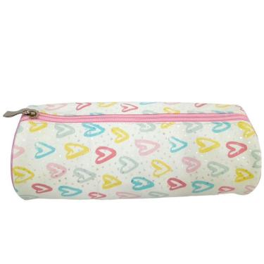 Imagem de Estojo Multiuso com Zíper Corações Modelo 1 - Quanhe