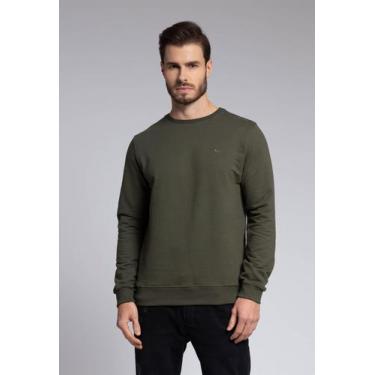Imagem de Blusão Docthos Slim Moletom Color, 041 verde militar, G