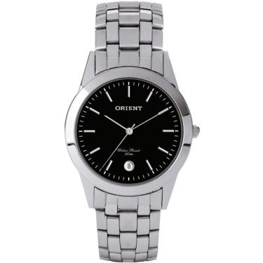 Imagem de Relógio de Pulso Feminino MBSS1004AP1SX Analógico com Pulseira em Aço Inox Resistente à Água Prata, Preto