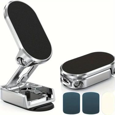 Imagem de Suporte Magnético para Telefone Veicular em Respiradouro Modelo Dobrável Universal com Rotação 360 Graus OEM