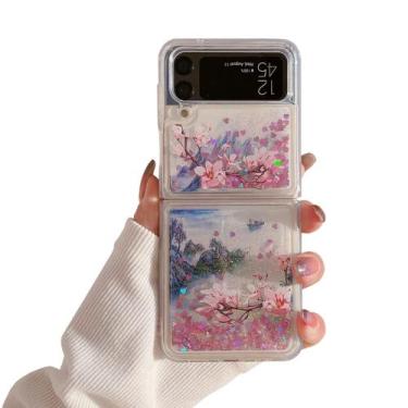 Imagem de Funda YAKVOOK para Samsung Galaxy Z Flip 4 5G 2022 Transparente de TPU