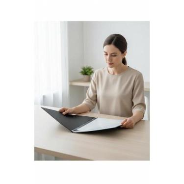 Imagem de Pasta Catálogo A4 Preta 100 Plásticos Visor C/ Capa Dura - Congratulat