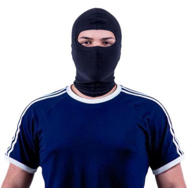 Imagem de Touca Ninja Balaclava Bandana Preta Proteção Uv50 Térmica - Uai Chegou