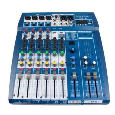 Imagem de Mesa De Som Soundcraft Mi8 Profissional 8 Canais Com Efeito