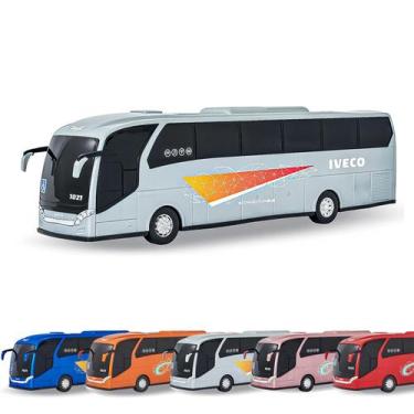 Imagem de Ônibus Busão Iveco 1:30 Presente Connection Carrinho - Usual Brinquedo