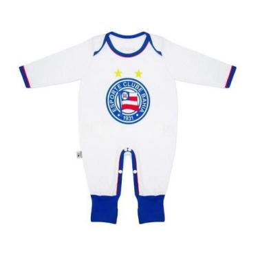 Imagem de Macacão Bebê Bahia Manga Longa Oficial - Revedor, M