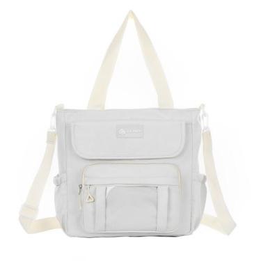 Imagem de Bolsa Feminina Casual Alça Transversal Lateral Ombro Faculdade Cursinh