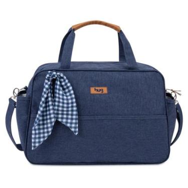 Imagem de Bolsa de Maternidade Hug Grande Mescla Azul Marinho, Azul