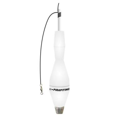 Imagem de Bóia Torpedo Pino Pirapitinga 40g - Jr Pesca, Branco