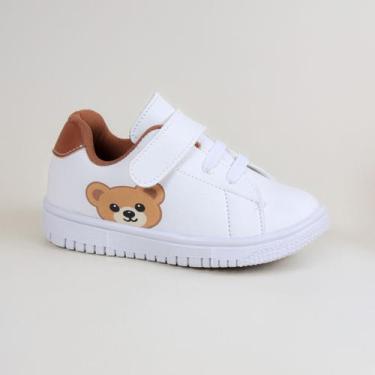 Imagem de Tênis Infantil Menino Casual Urso Wb109uro Branco - WILL BOARD SARONI,
