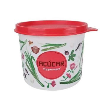 Imagem de Tupper Redondinho Açúcar 400g Floral - Tupperware original