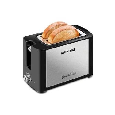 Imagem de Torradeira Elétrica T-13 Smart Toast 110V 2 Aberturas Extralargas e 6 Níveis Preto Mondial
