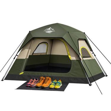 Imagem de Barraca de Camping Mimajor para 4 Pessoas, Impermeável, Instantânea, 1