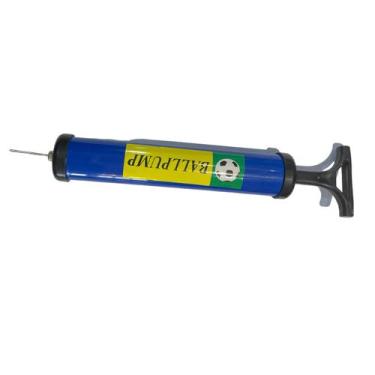 Imagem de Bomba de Ar com Bico Manual p/ encher Bola e Infláveis 24cm Cor:Azul -