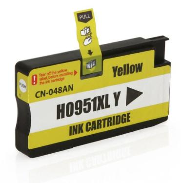 Imagem de Cartucho de Tinta Yellow Compatível 951xl 951 CN048A para HP 8600 8600
