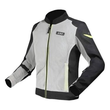Imagem de Jaqueta Ls2 Masculina Airy Preto Cinza e Amarelo Tamanho:M, M
