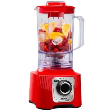 Imagem de Liquidificador Arno Power Max Vermelho 2200W LN63 220v, Power Max LN63
