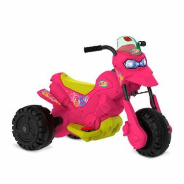 Imagem de Moto Elétrica Infantil - XT3 Pink - 6v - Rosa - Bandeirante - Bandeira