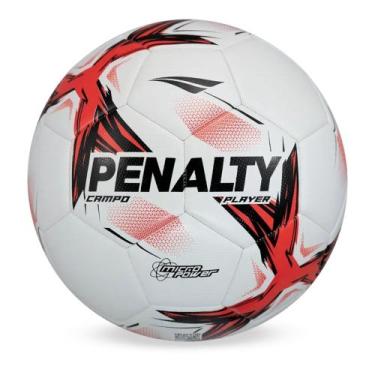 Imagem de Bola Futebol Campo Player XXV Costurada Original - - Penalty, Branco, 