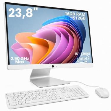 Imagem de Computador All In One Intel Core i5 16GB SSD 512GB 23.8 Full HD Window