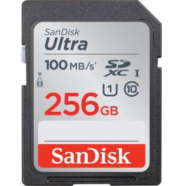 Imagem de Cartão de memória sandisk sd xc 256gb ultra uhs-i 100mb/s