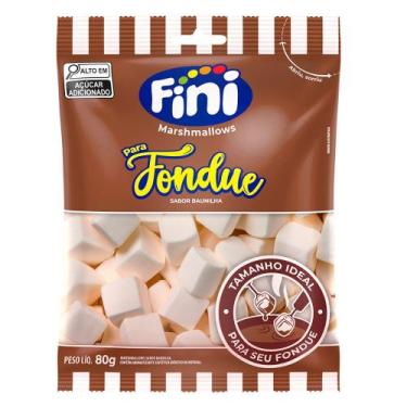 Imagem de Marshmallows Fini para Fondue Sabor Baunilha 80g